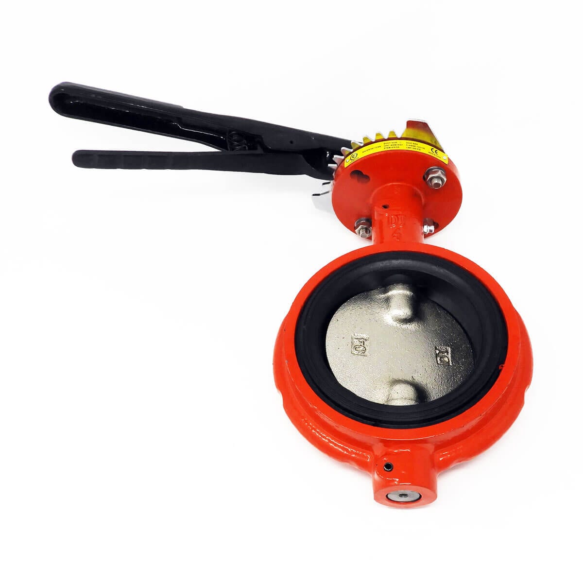 8 Inch Butterfly Valve Wafer Style Buna Seat Ductile Iron Disc Lever Lock HDL 