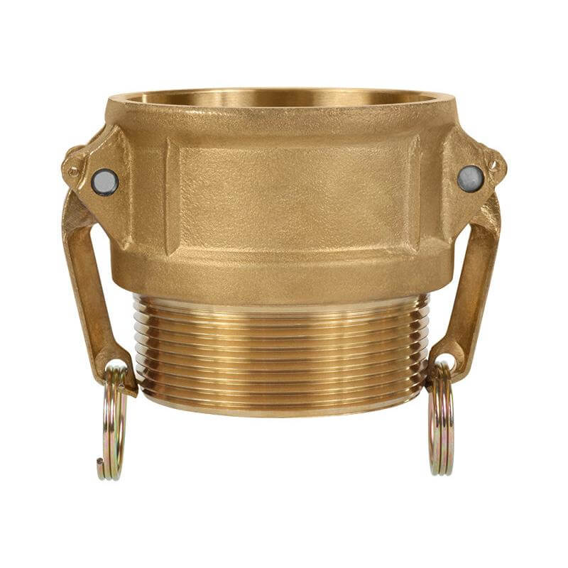 Type B Brass 3/4 Female Coupler x 3/4 Male NPT USA Sealing Cam and Groove Fitting