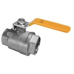 316 Stainless Steel Ball Valves Full Bore 2000 WOG with PTFE Seat Locking Handle