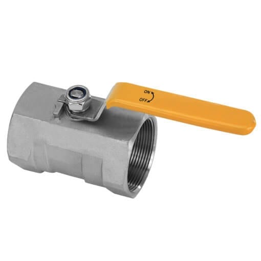 316 Stainless Steel Ball Valves Standard Port with PTFE Seat Non Locking Handle