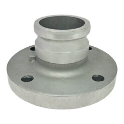 Aluminum Type FA Cam and Groove Fitting, 3" Male Camlock Adapter x 150# Flange (CAM-30-FA-AL)