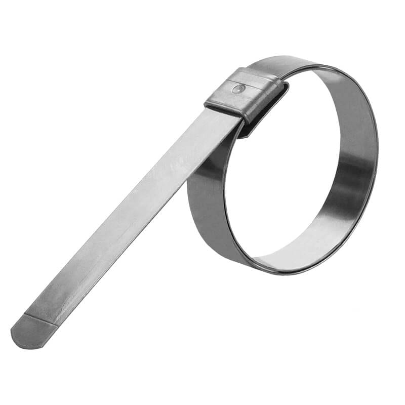 Preformed Center Punch Hose Clamp, Stainless Steel, 3-1/2 Opening, Pack of  25