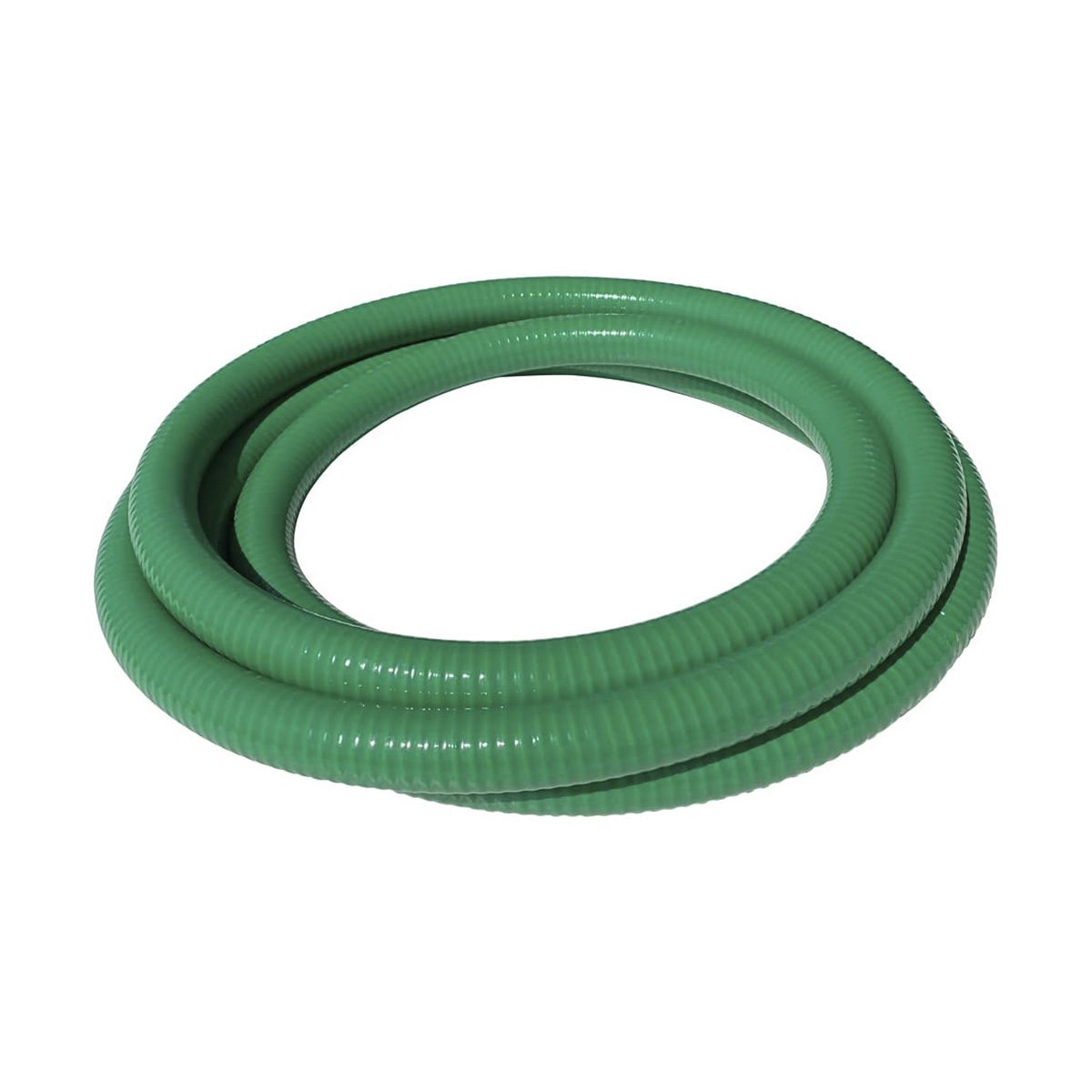 1-1/2" X 75' Clear PVC Suction Hose Assembly with 1-1/2" M&F Camlock Fittings 