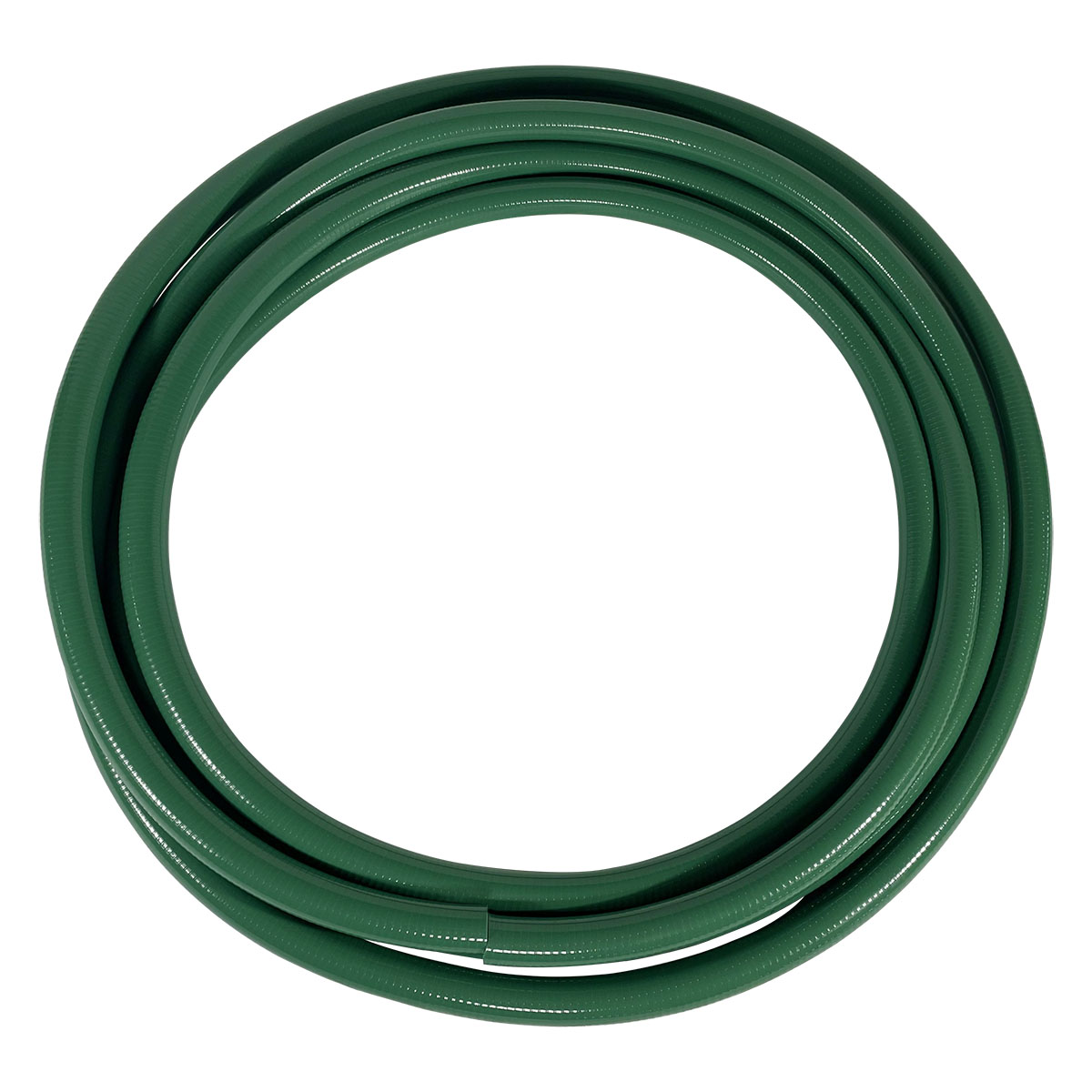 Gloxco 1-1/4" ID Green PVC Suction Hose, 85 PSI, 40' Length
