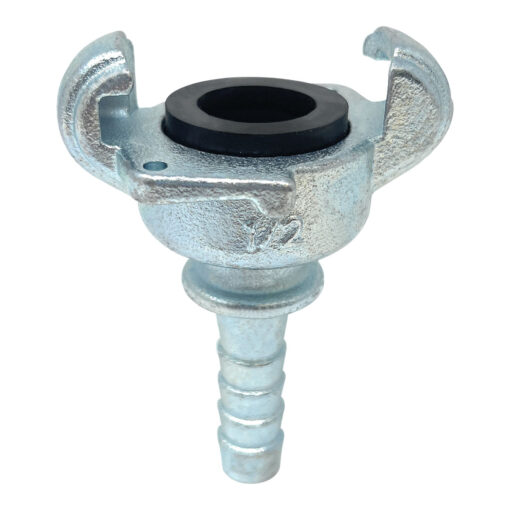 Universal Quick Connect Coupling - Crowfoot Fitting, 1/2", Hose Shank, Ductile Iron (UQC-H-050-DI)