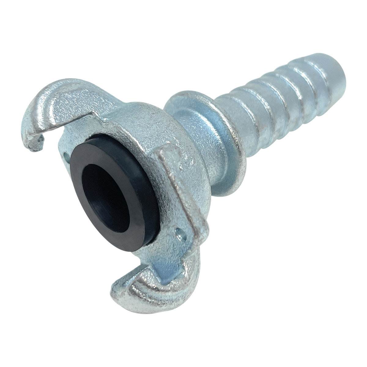 Universal Quick Connect Coupling - Crowfoot Fitting, 3/4, Hose Shank,  Ductile Iron (UQC-H-075-DI)