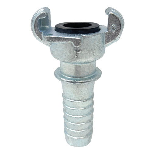 Universal Quick Connect Coupling - Crowfoot Fitting, 1", Hose Shank, Ductile Iron (UQC-H-100-DI)