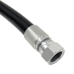 Hydraulic Crimp Fittings, Female JIC, Straight Swivel, 1/2"