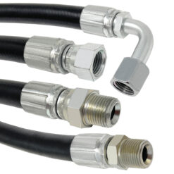 Custom Hydraulic Hose Assembly, 3/8"