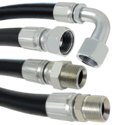 Custom Hydraulic Hose Assembly, 3/4"