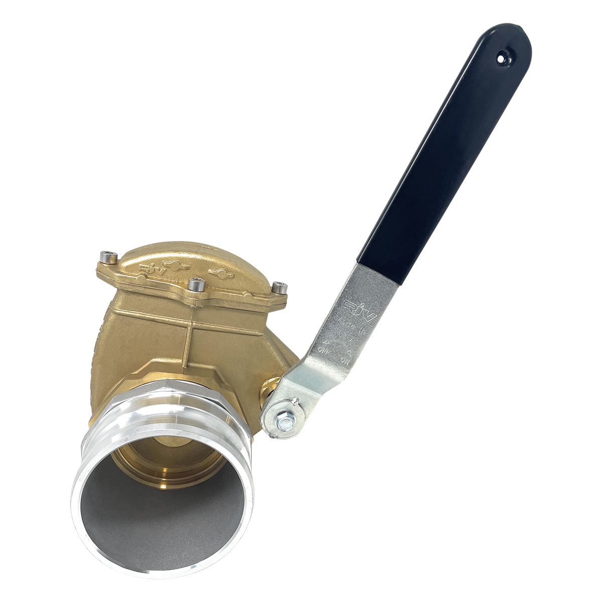 4" Brass Lever Gate Valve and Fitting Combo Kit